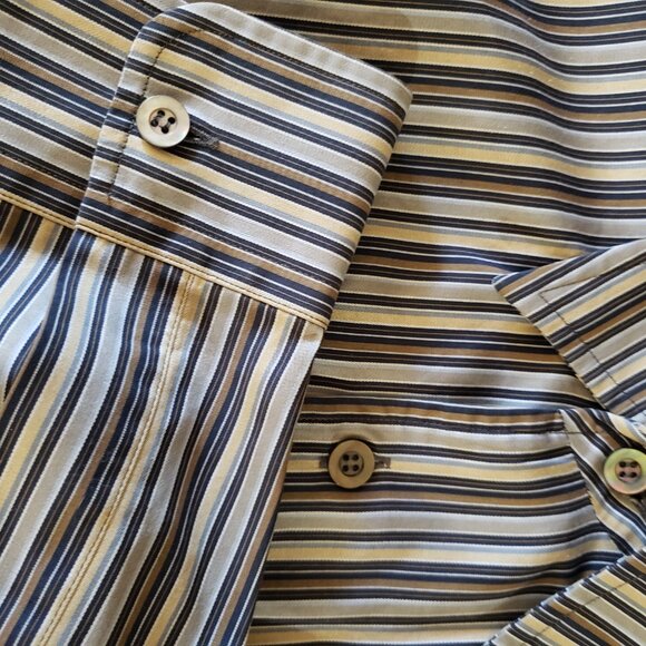 Ermengildo Zegna - Striped Button Down XL - Picture 3 of 5